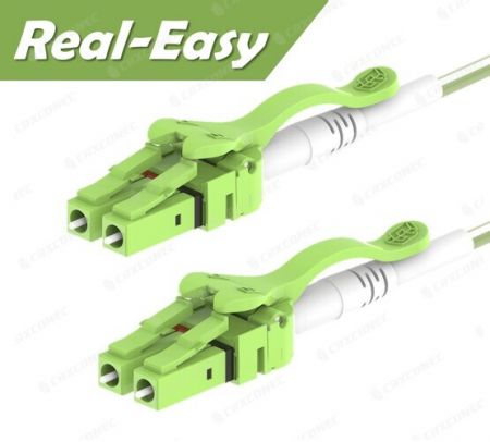 Rel-Easy OM5 LC LC Multimode Fiber Cord LSZH 1M - OM5 LC LC Multimode Fiber Cord.